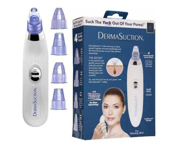 Blackhead Extractor utilizing Electric Vacuum Suction for Facial Cleansing